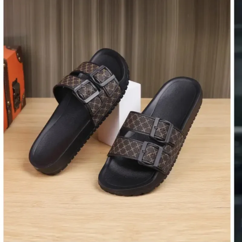 Soft Thick Sole Boken Shoes Summer Outwear Slippers for Men's Matte Cork Boken Sandals Anti Slip Slippers slippers soft slippers summer slippers