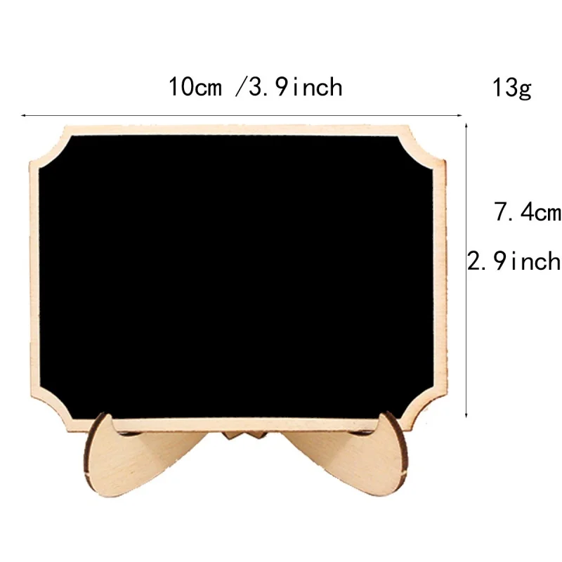 Mini Lace shape Chalkboards 20pcs with Support Message Board Signs Table Place Card Signs for Home Brthday Wedding Party wooden chalkboard