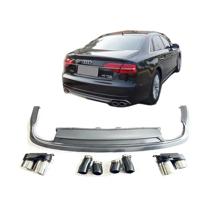 

Задний диффузор A8PA для Audi A8 S8 передний диффузор для губ Диффузор из высококачественного материала 2014-2018