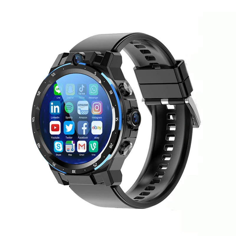 2023 New 4G Smart Watch Men 6GB 128GB A5 1.43 Inch 8-Core Dual CPU Camera  900mAh Android 10 Full Network Sim Card GPS Smartwatch - AliExpress