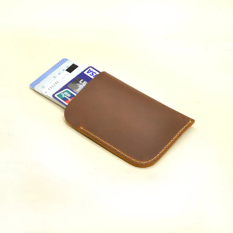Genuine Leather Credit Card Holder Real Leather Case for Cards Cardholder Card Protector