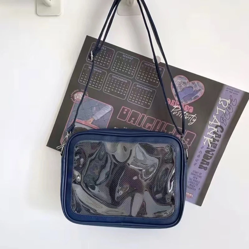 Female Ita Crossbody Bag Womens Transparent Messenger Bag Girls Cute-Lolita Shoulder Bag Teens Fashion Satchels Bag Ins 5