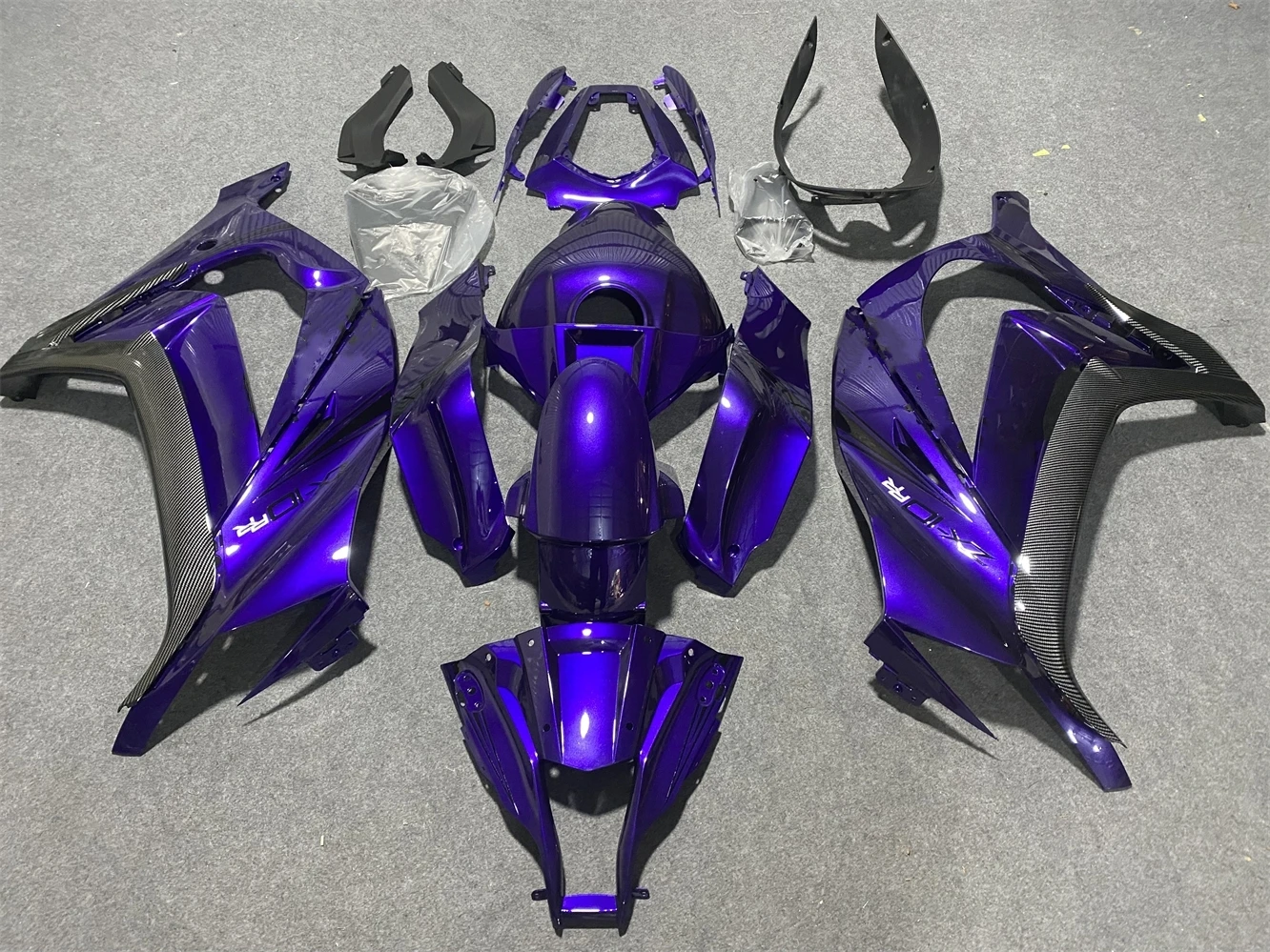 

Motorcycle fairing fits ZX-10R 11 12 13 14 15 years -10R 2011 2012 2013 2014 2015 Fairing purple black motorcycle housing