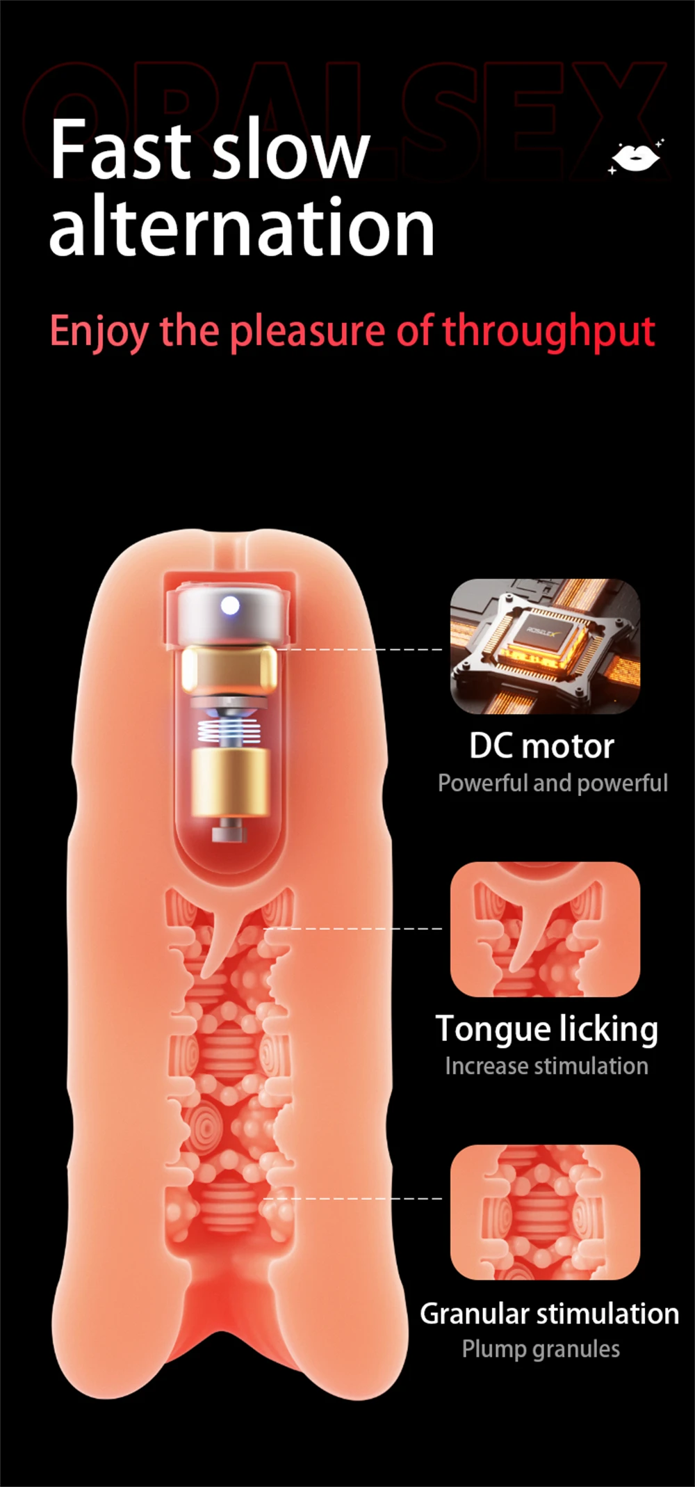 Masturbator Cup Automatic Tongue Licking Vagina Oral Sex Toy Men_voghion.com