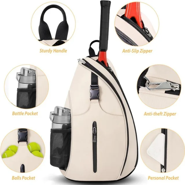 Tennis Padel Badminton Bag Outdoor Sports Training Single Shoulder Tennis Bag Pickleball Backpack Crossbody Bags 2