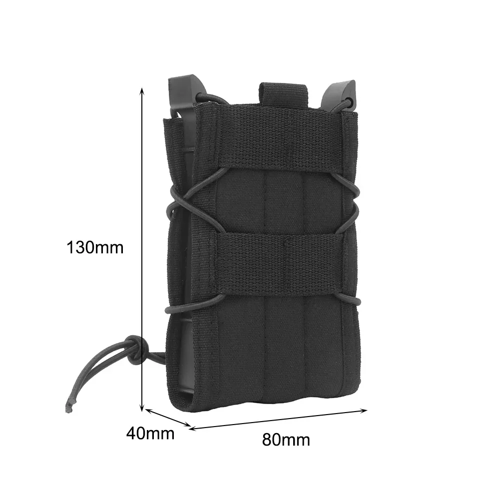 Tactical MOLLE Single Rifle Mag Pouch for M4 M14 M16 AR15 G36 PMAG 5.56 .223 AK 30 40-round Magazines Holder Soft Leather magazine pouch,ammo pouch