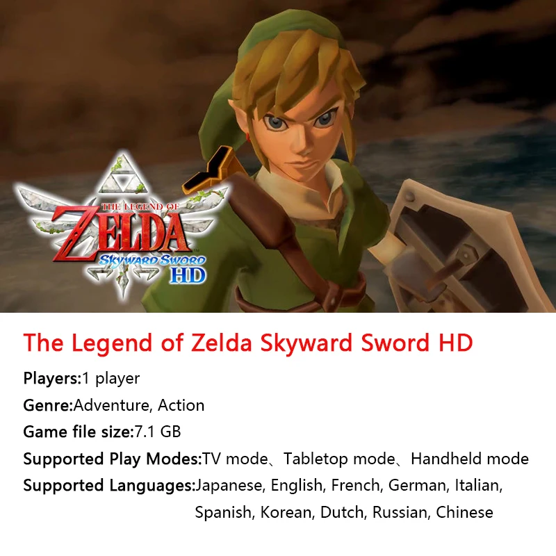 Nintendo Switch Video Game The Legend Of Zelda: Skyward Sword HD Japan