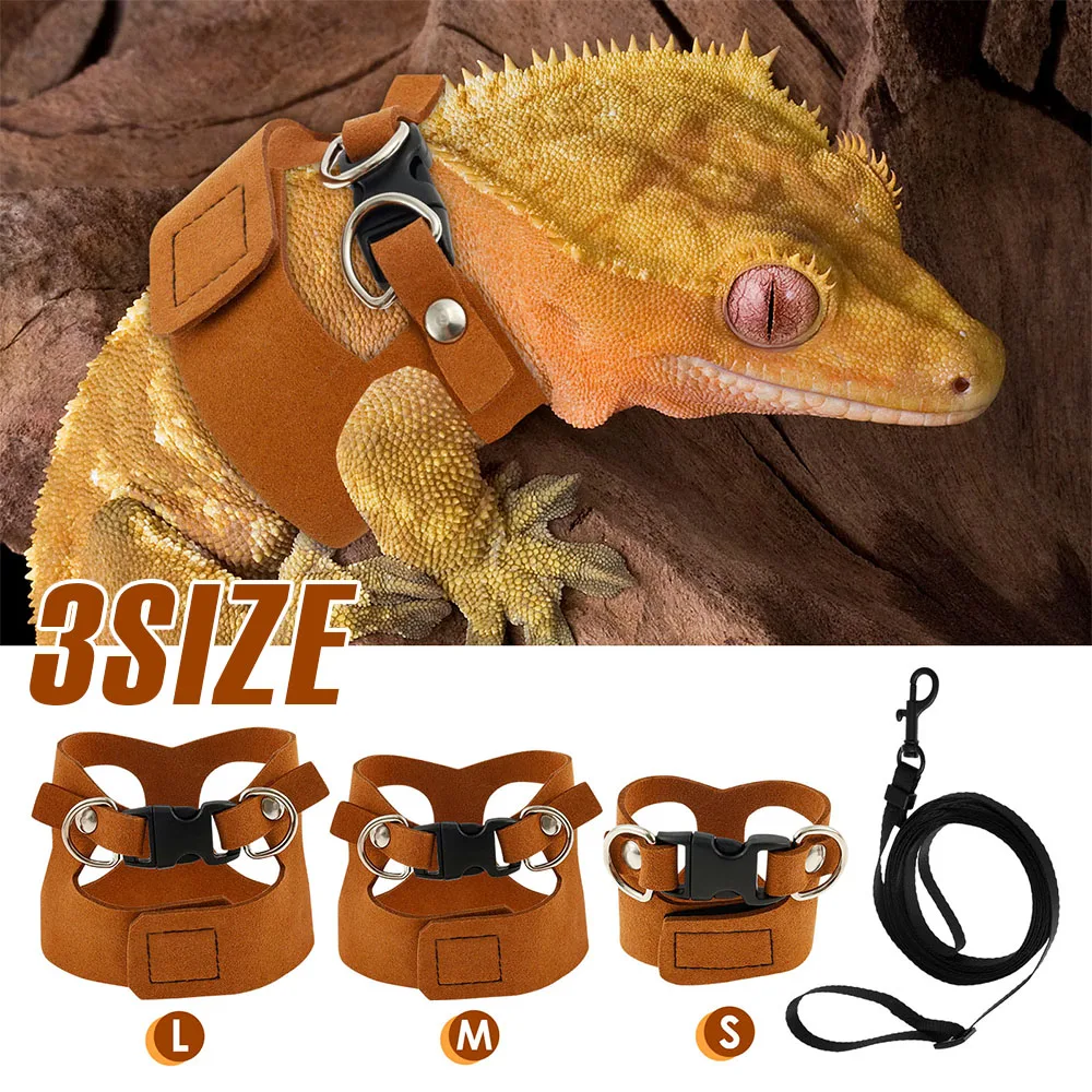 Reptile Crested Gecko Leash Bearded Dragon Harness Template