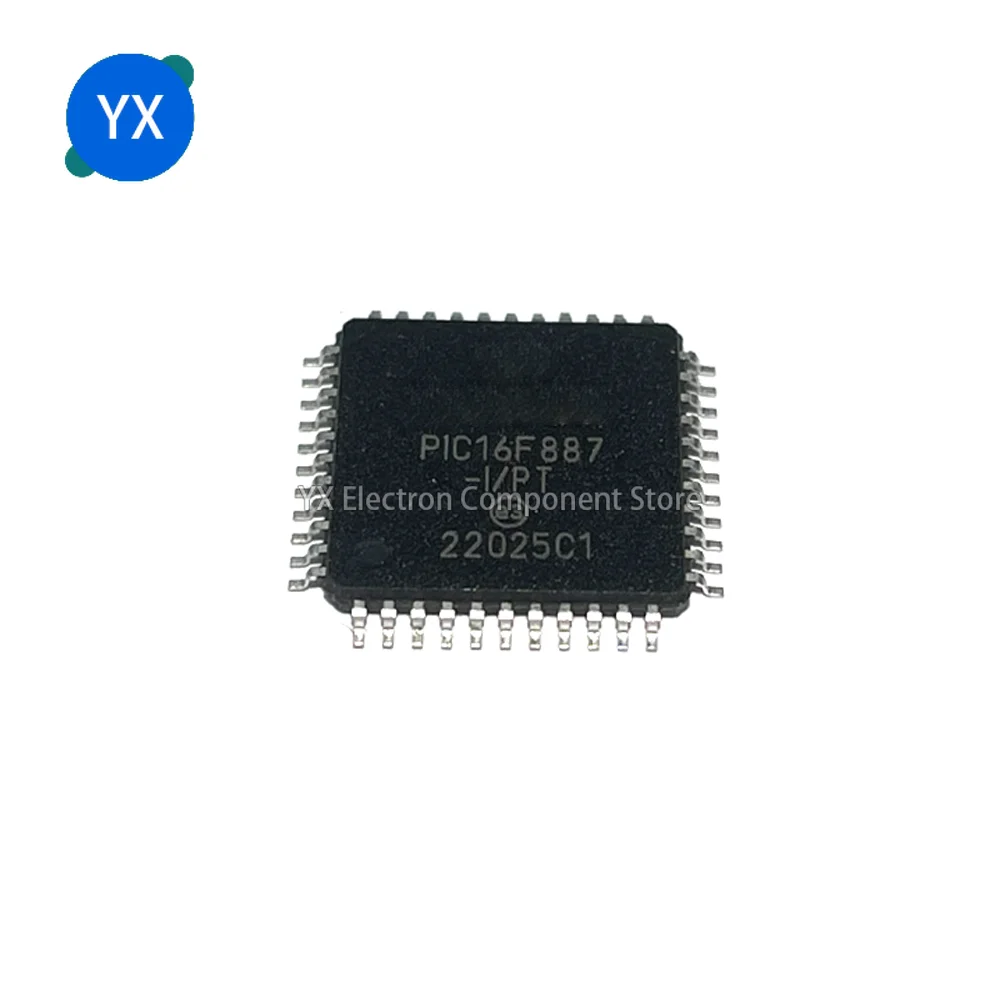 

5PCS PIC16F887-I/PT PIC16F887 16F887 TQFP-44