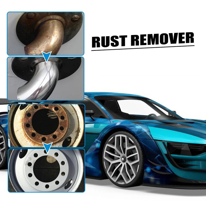 100ml Paint Rust Inhibitor Paint Rust Remover Derusting Spray Car Rust Removal Spray Car Wheel Hub Rust Remover Car Accessories