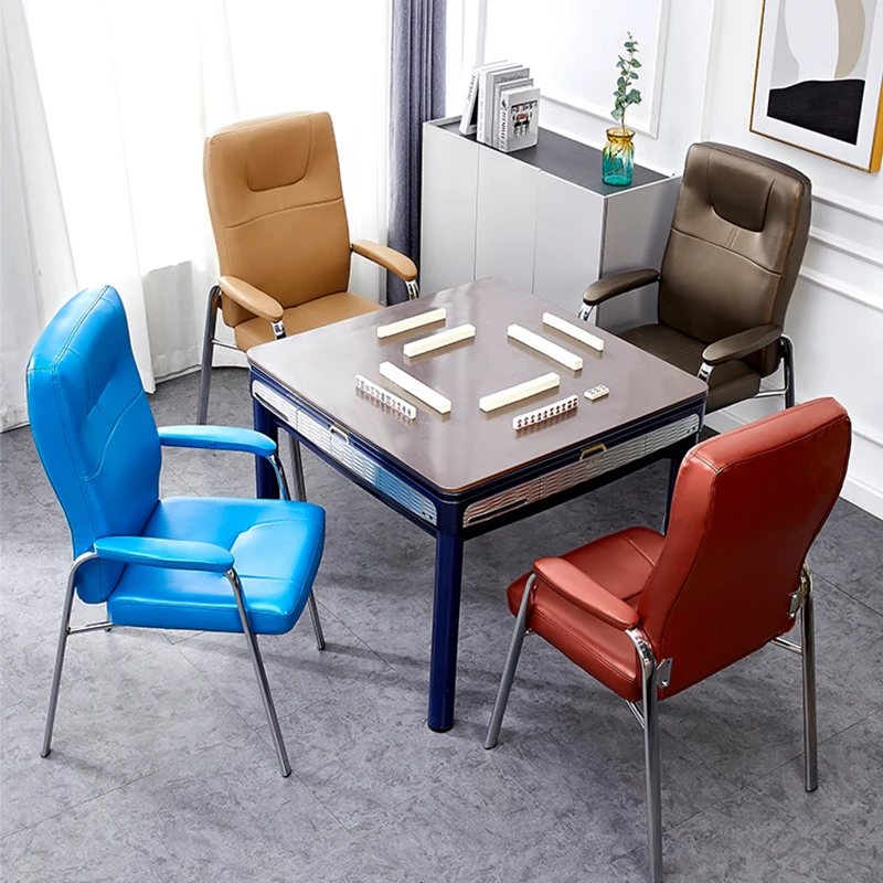Chess Card Room Special Chair Family Backrest Play Mahjong Sitting Stool Seat Luxury Machine Table Hall Comfortable Chairs