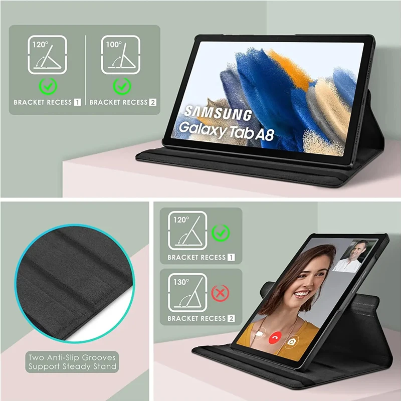 Universal 360 Rotating Tablet Case with Enhanced Durability and Protection