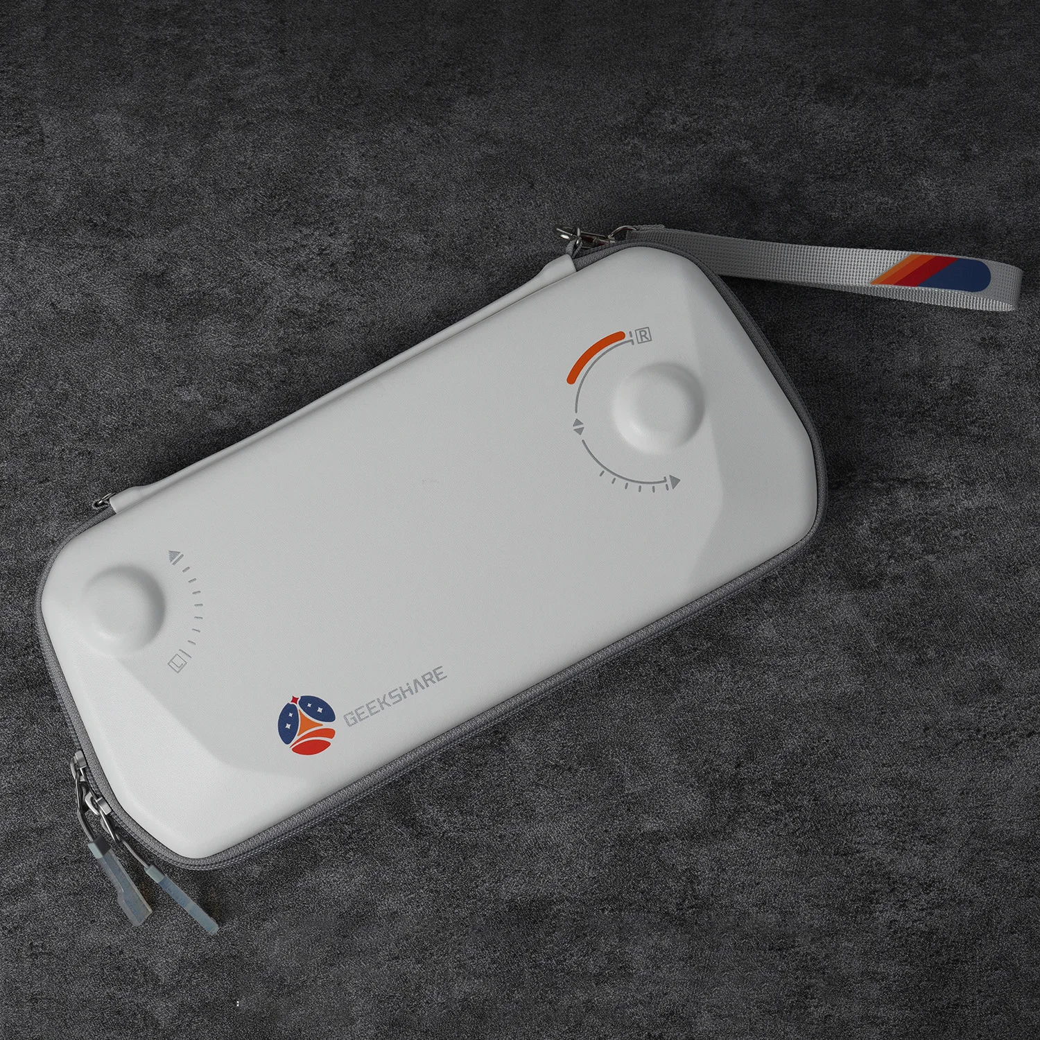 Geekshare Carrying Case for ROG Ally,Drop-proof Waterproof White Starry Sky Bag Hardshell Gaming Cases Accessories Cases 3