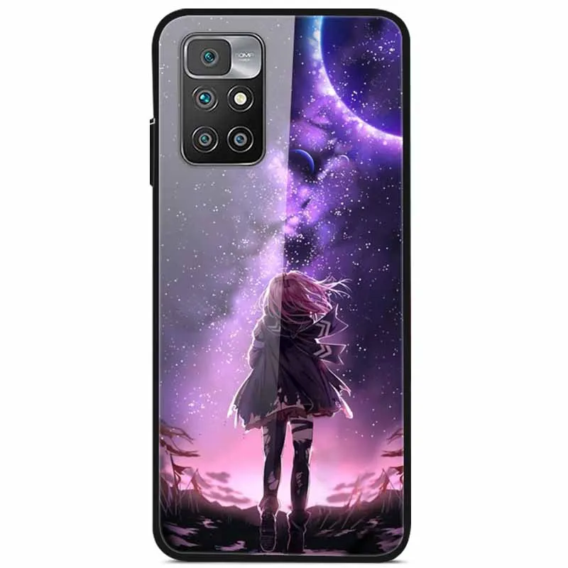 Space Starry Tempered Glass Phone Case - Durable Protective Cover