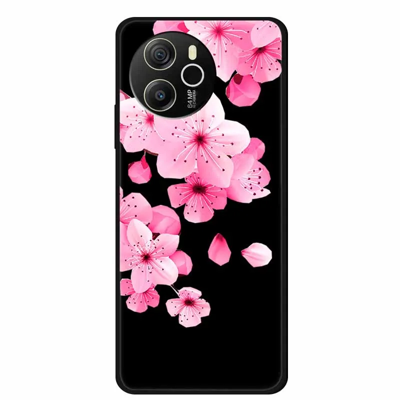 Enhanced Product Title:  
Premium Black Silicone Soft Back Cover Case - Sleek and Durable Phone Shell/Coque, 6.78