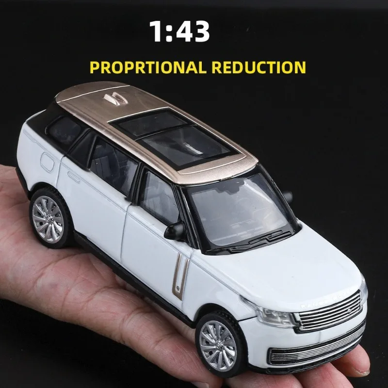 Alloy 1/43 Simulation Off-Road SUV Model Vehicle - Pull-Back Toy Car & Home Decor Gift