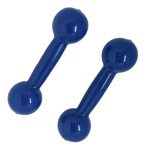 Halteres de borracha para musculação e musculação, 2 kg, halteres, discos e laváveis, p/ginásio