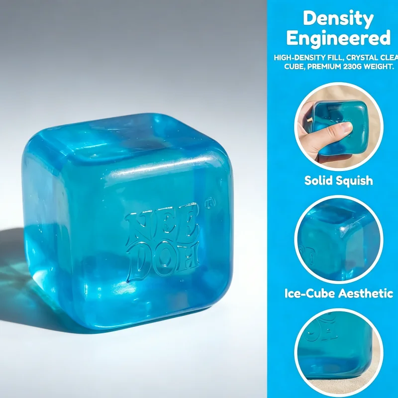 NEW HOT NeeDoh Nice Ice Squish Super Solid Cube Sensory Fidget Stress Relief For Adults Squeeze Fidget Toy_voghion.com