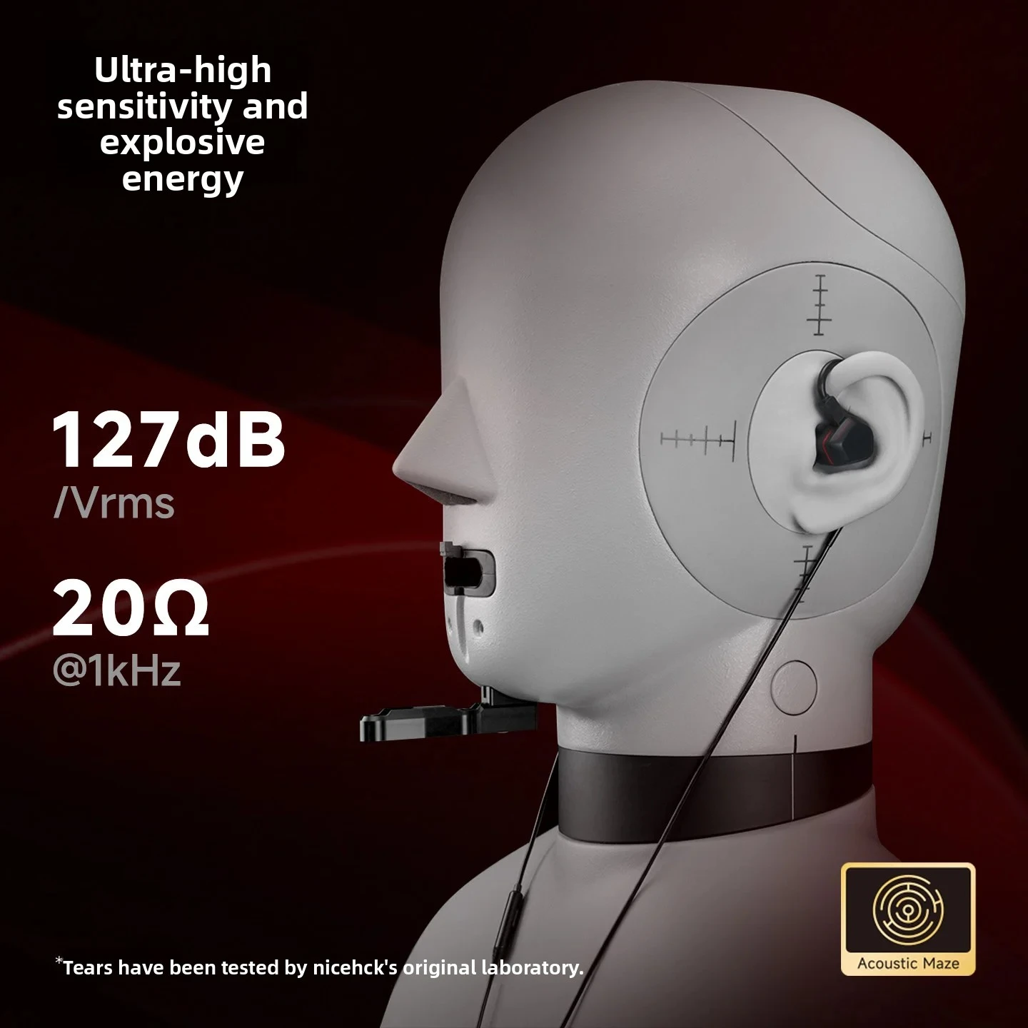 NICEHCK Tears 인이어 이어폰 10mm 듀얼 마그넷 DD 6N 단결정 실버 내부 배선 IEM 3.5mm/Type-C 2핀 플러그 이어버드