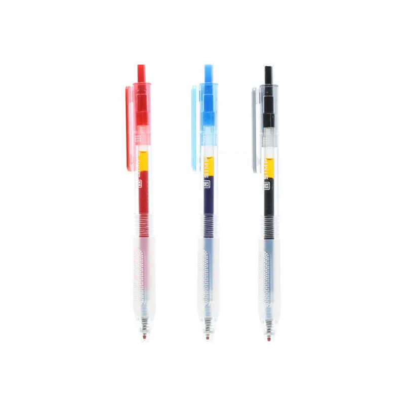 M&G 4pcs/8pcs 0.5mm Black Ink Gel Pen School Student Supplies Stationery For Writing High-quality Pen Signing Pen Office Pen