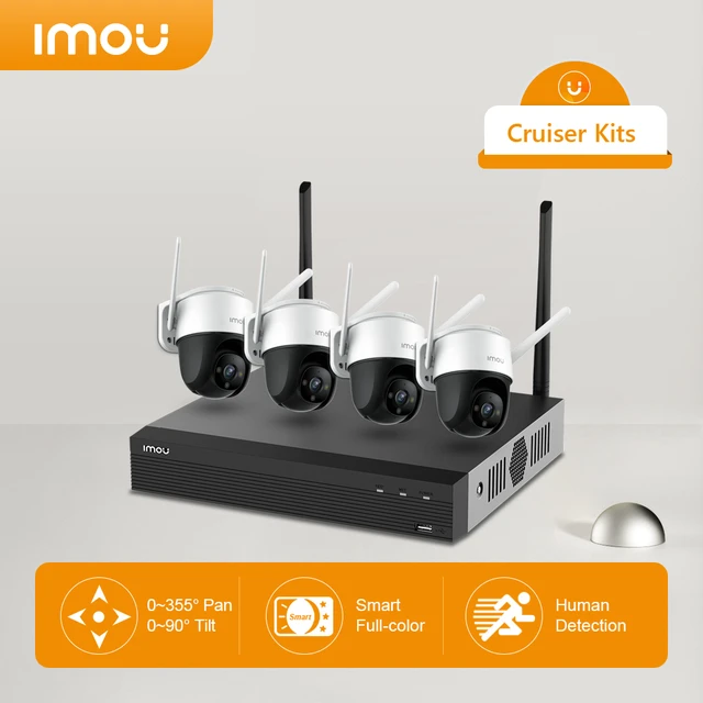 Imou Cámara Vigilancia WiFi Exterior con AI Detección Humana, Sirena, Cámara  IP de Seguridad Pan/Tilt 360°, Audio Bidireccional, Visión Nocturna en  Color 30M, IP66, Funciona con Alexa,1080P : : Electrónica