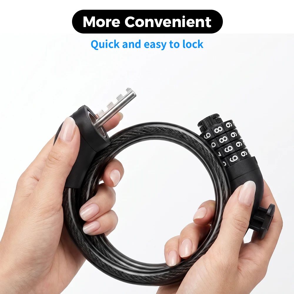 Anti-Theft 4-Digit Combination Chain Lock