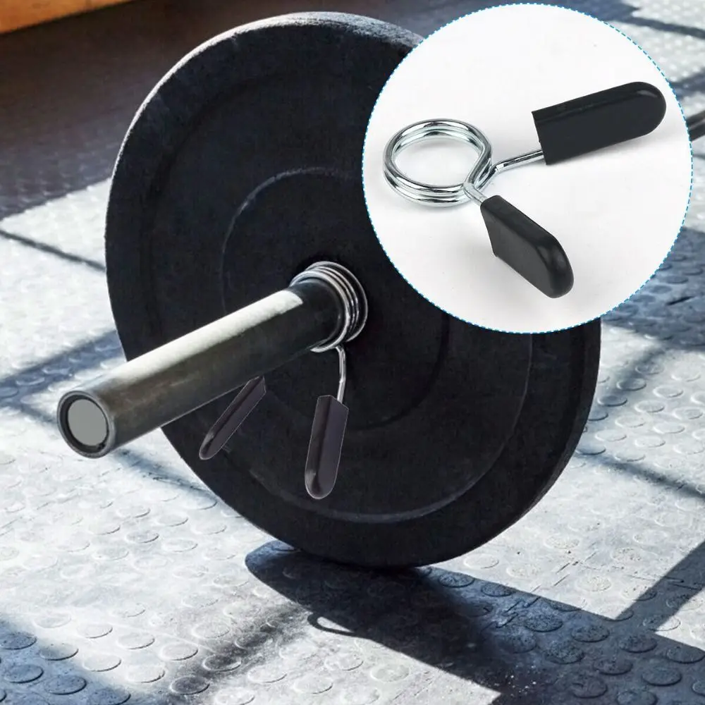 Dumbbell Lock Clamp Spring Clamp Collars Spring Collar Clips Stainless Steel Dumbbell Lock Exercise 25/28/30mm