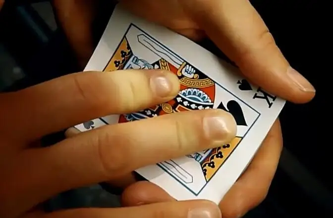 Bleu - carte de tours de magie, carte de Gimmick avec Instruction