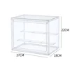 1pc Three Layer Acrylic Display Rack Transparent Ladder Handmade Anime Car Model Blind Box Storage Box Jewelry Sorting Box 1