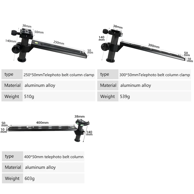 Description Picture 5 of itemManfrotto New Telephoto Quick Release Sliding Plate Camera Mount Zoom Lens Holder for Manfrotto Tripod Head Slide Rail Adapter
