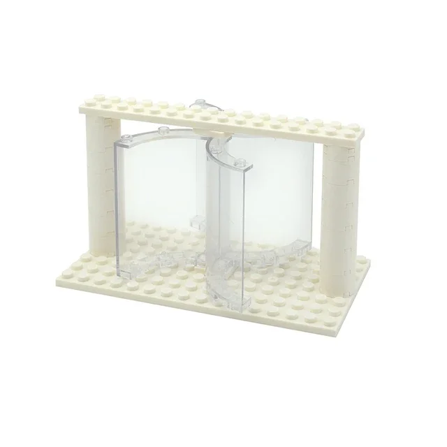 DIY City Friends House Building Blocks Set with Fence, Stairs, Ladder, Gate, Door, Window, and Garden Figures