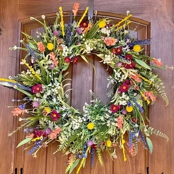 Wildflower Door Wreath 1