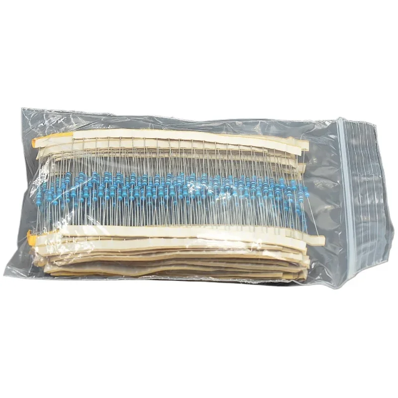 Electronic Component Kit 7 Kind Metal Film Resistor Assortment Led Diodes Electrolytic Capacitor Ceramic Set Transistor Pack DIY image 5