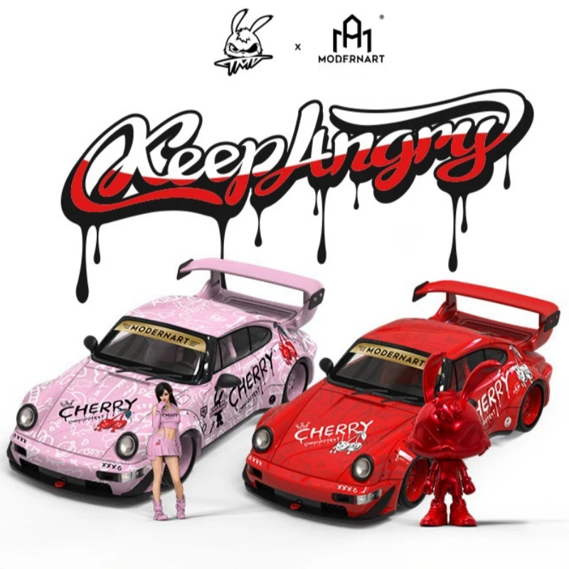 

ModernArt+TMD Joint Brand 1:64 RWB964 Fashion Brand Model Car Collection& Display& Gift