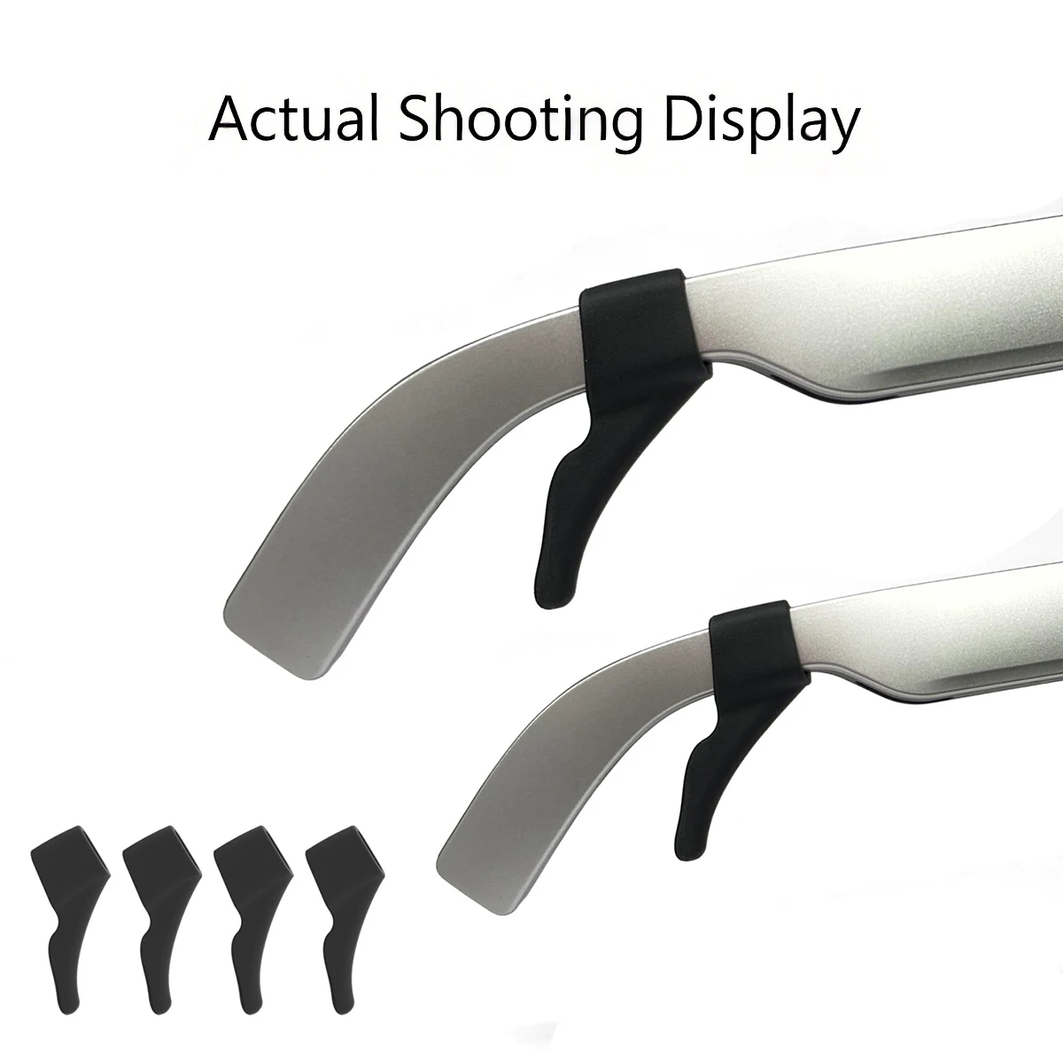 Anti-Slip Silicone Ear Hook Grip for Smart Glasses Retainers