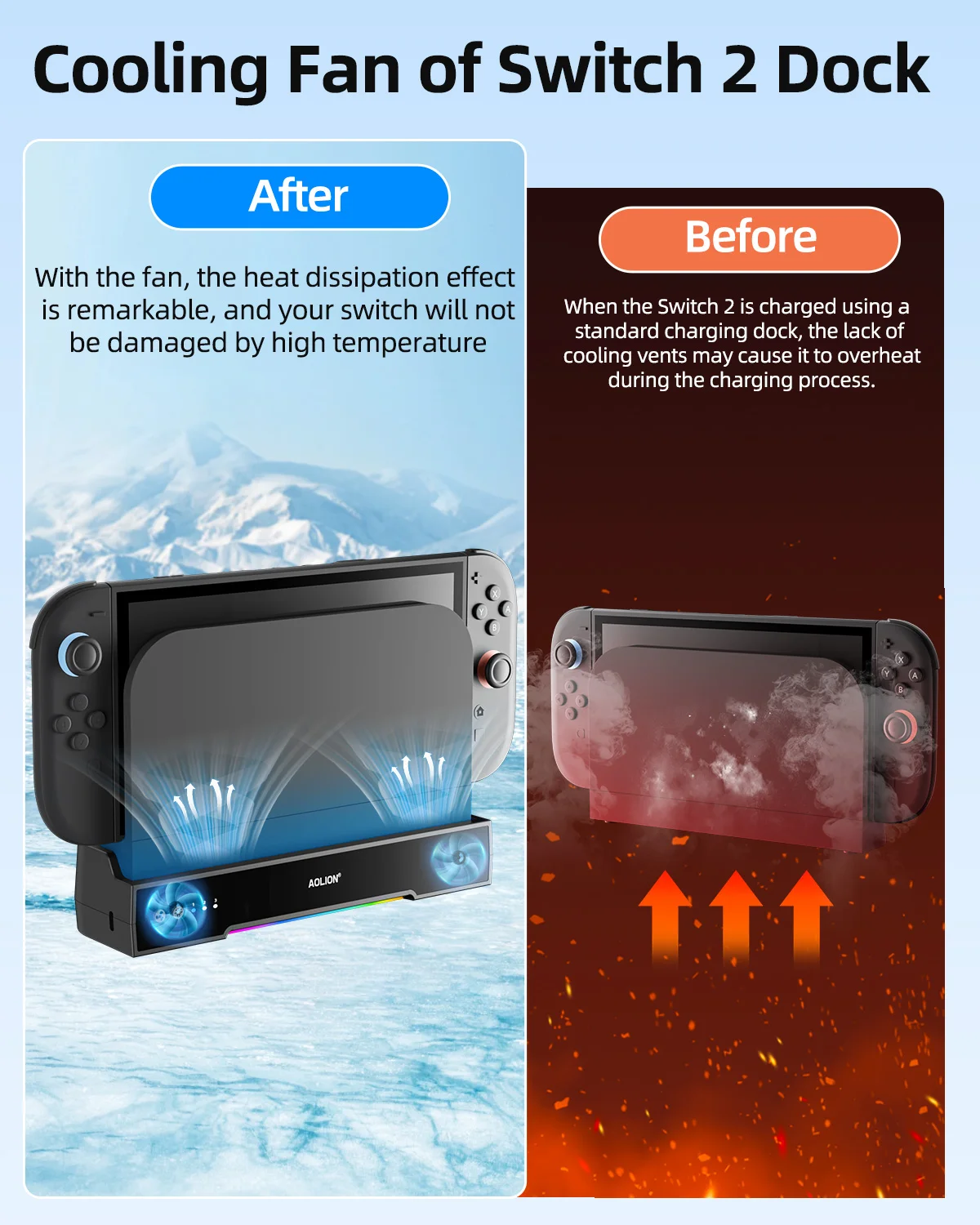 Temperature Nintendo Switch Getting Too Hot Aolion For Switch Dock