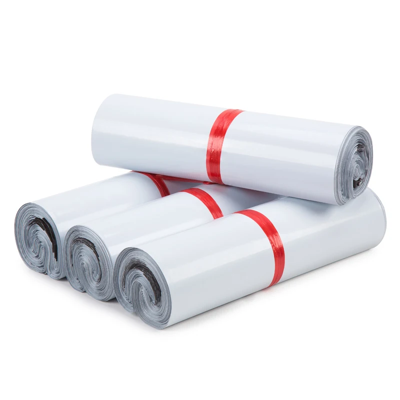 30-100pcs Opaque PE Plastic Express Envelope Storage Bags White Color Mailing Bags Self Adhesive Seal Courier Bag shipping bags 2