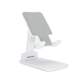 Adjustable Universal Desktop Phone and Tablet Holder Stand (White 1pc)