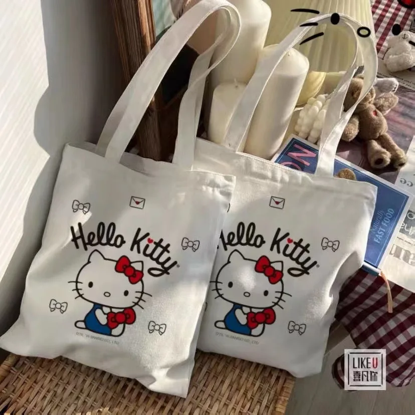 Sanrio Women Bag Hello Kitty Shoulder Bags Casual Large Capacity