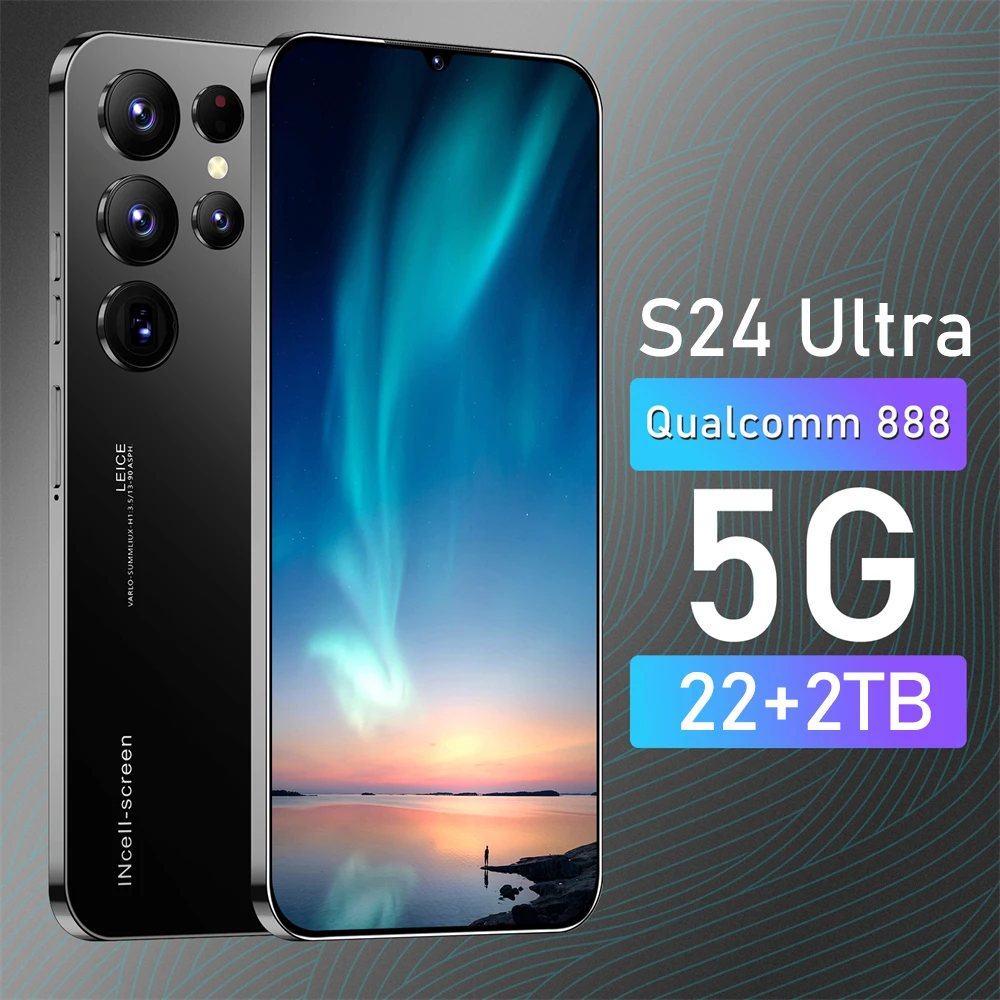 Smart phone 7.3 inch Full Screen 4G/5G 22TB+2TB 7800mAh Global Version