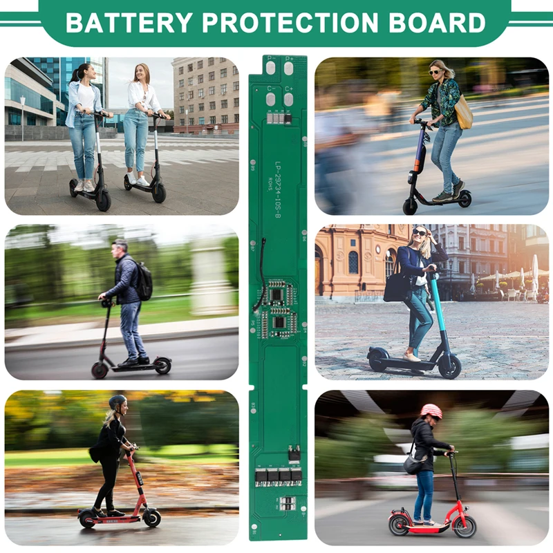 10 Strings Of 36V Three Yuan 20A Rechargeable Electric Scooter 18650 Lithium Battery Pool Protection Board