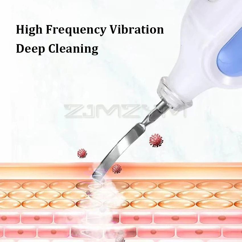 Hot sell High Frequency Portable Pore Cleansing Skin Scrubber Facial Cleansing Remove Blackheads Skin Care Device