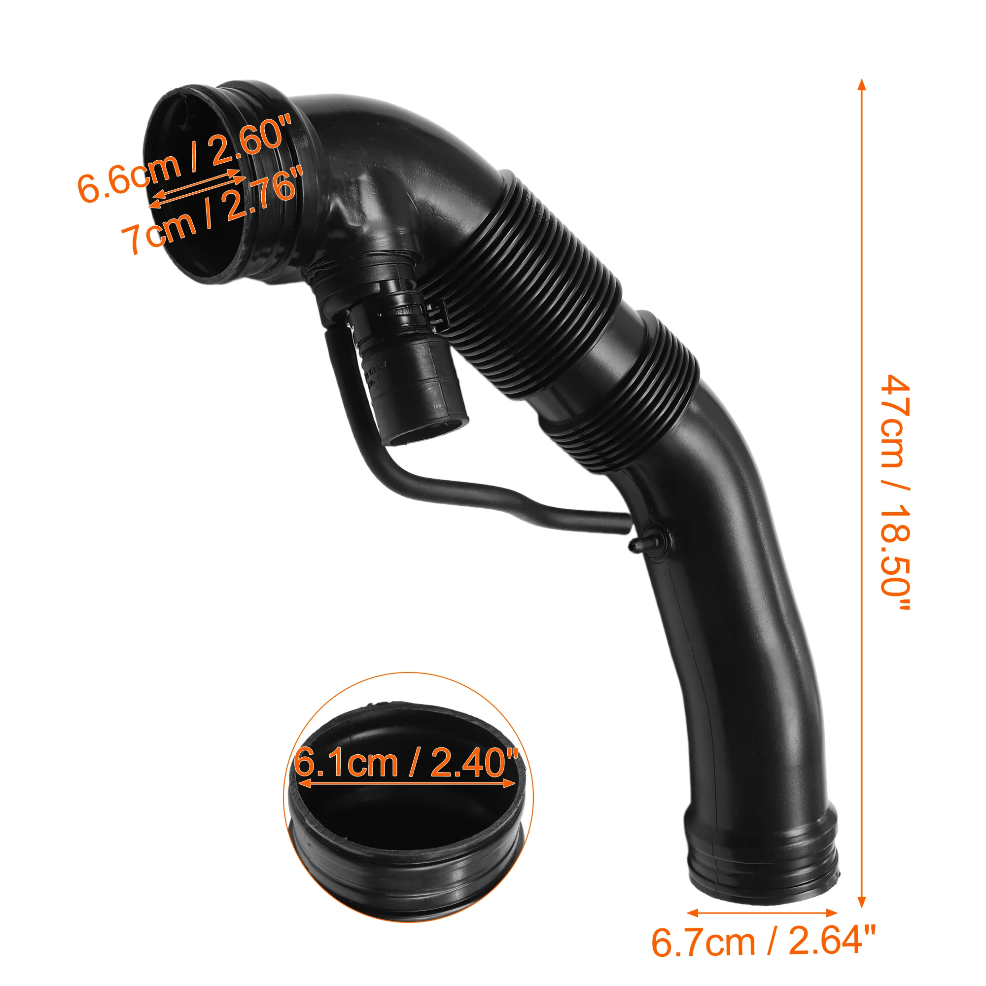 Engine Air Intake Hose Air Filter Pipe Tube Fit for Audi A3 8P1 1.6 2003-2012 for VW CADDY III 2004-2015 1K0129684AE air intake kit,air filter intake pipe
