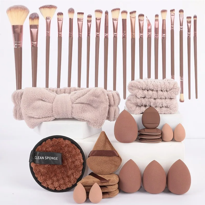 20/40 Piece Beauty Set, Makeup Tool Set, Makeup Brush Set, Full Makeup Brush Foundation Brush Tool Set with Face Wash Tools