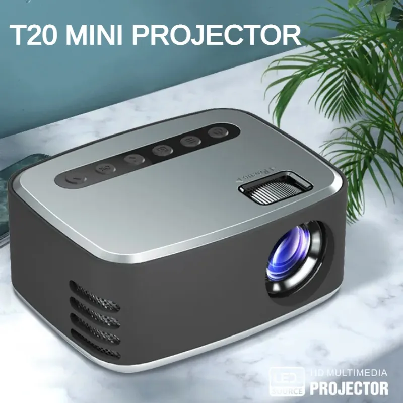 

T20 WIFI Silent Mini Beamer High Power H4 Led Projector Headlight Kids Projector Painting Display Mini Data Portable Projector
