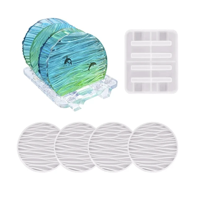 DIY Silicone Tray Mold Coaster Epoxy Resin Silicone Molds 3D Polygon Oval  Desktop Storage Tray Cup Mat Mold Handmade Craft Mould - AliExpress