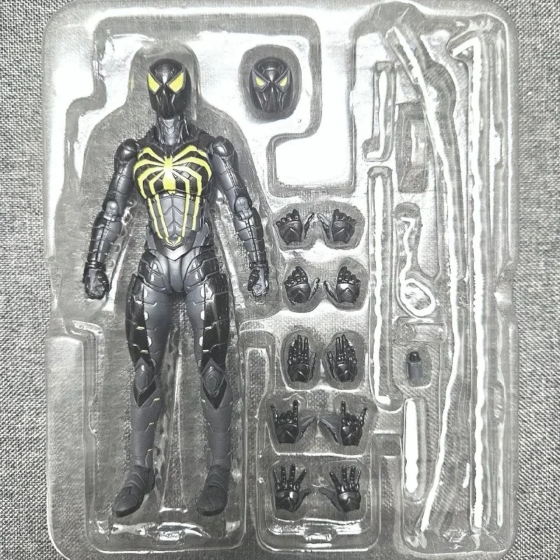thumbnail image 1 of Figura de acción de Marvel de 15 cm de PVC con traje de batalla antipulpo de SpiderMan, modelo de muñeca coleccionable, juguete de decoración de escritorio, regalo para niños, 1 of 5