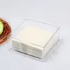 Napkin Organizer Transparent Napkin Holder Modern Acrylic Tissue Box Square Durable Tissue Paper Dispenser Case Bathroom 3