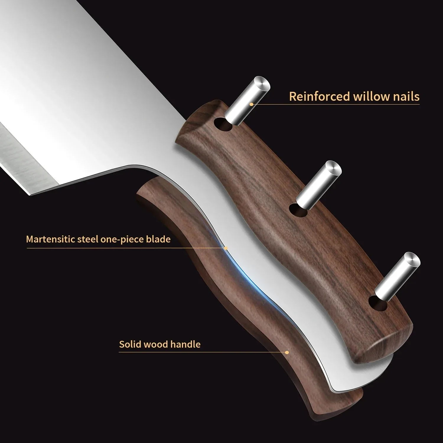 Kitchen Knives Kitchen Multi-purpose Sharp Slicer Stainless Steel Chef's Meat Knife Cost-effective Knife