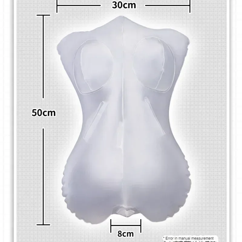 Sex Toys One-piece transparent inflatable gun frame pillow doll men's bed masturbator fun sexual supplies